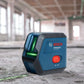 Bosch GCL 15-12 XG green combi laser with plumb points