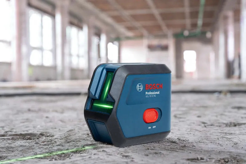 Bosch GCL 15-12 XG green combi laser with plumb points