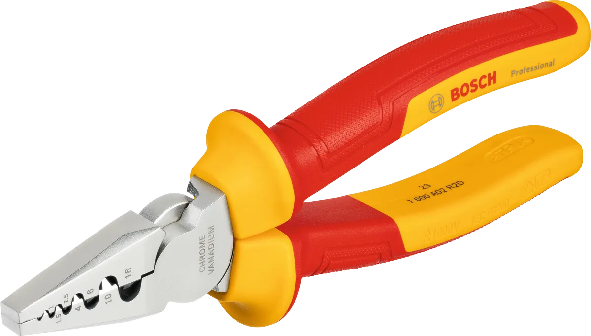 Bosch 1600A02NE6 VDE Crimping Pliers 180 mm