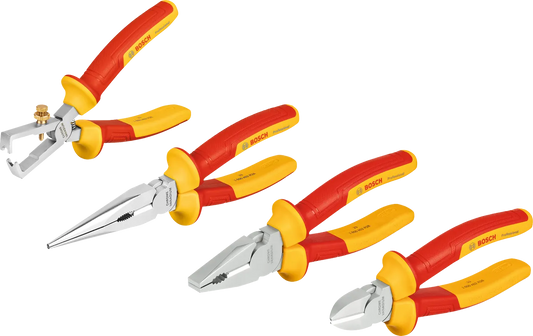 Bosch 1600A02NG1 VDE Pliers Set 4 pcs - automotive repair