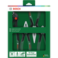 Bosch 1600A02W7K Pliers Set 4-Piece