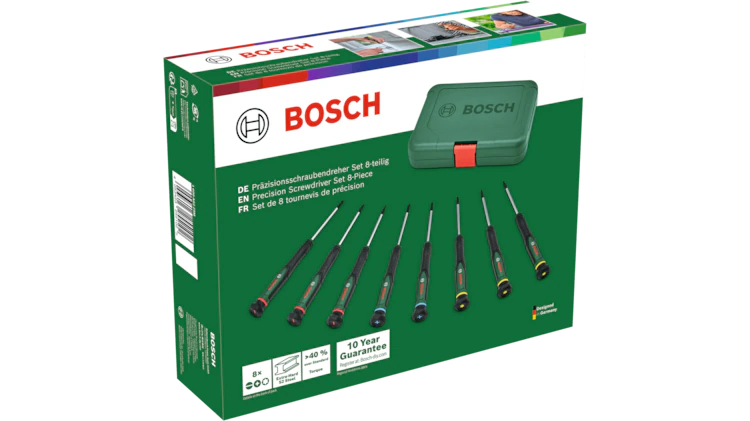 Bosch  1600A02Z9M Precision Screwdriver Set 8-Piece