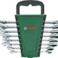 Bosch 1600A027PS Ratchet Combination Wrench Set 8-Piece