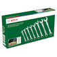 Bosch 1600A027PS Ratchet Combination Wrench Set 8-Piece