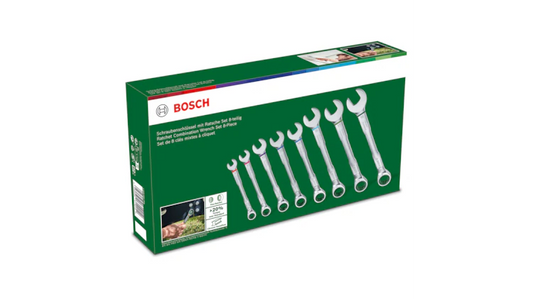 Bosch 1600A027PS Ratchet Combination Wrench - machinery maintenance