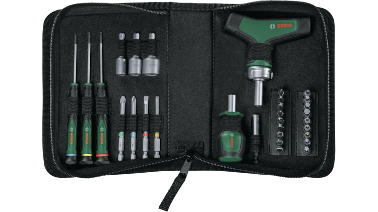 Bosch 1600A039HX 31-piece mixed screwdriving set in zipper bag