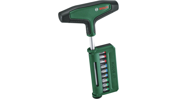 BOSCH 1600A039J3 T-handle bit screwdriver set 19-piece