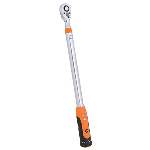 GROZ Ratcheting Torque Wrench with Dual Unit Scale| Ideal for applying specific torque to a fastener| Durable| Calibration Certificate| Drive: 3/8” | Torque: 5-25 Nm| TQW/RT/3-8/25