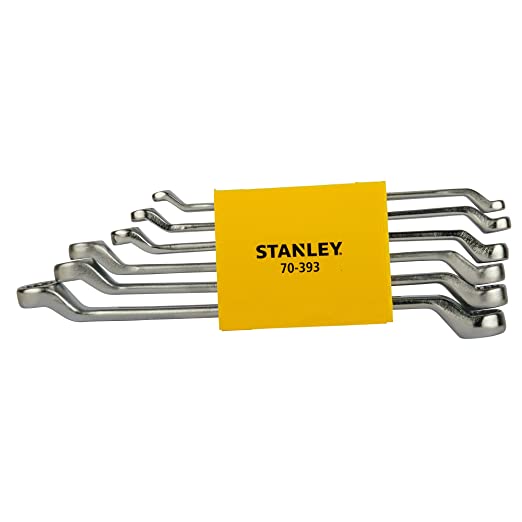 Stanley 70-393 6PCS SHALLOW OFSET BIHEX SPANNER SET ,6X7-16X17MM