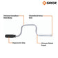 GROZ Speeder Handle with Chrome Plated Finish| Ideal for rapid loosening or tightening of fasteners| Chrome Vanadium Construction| Durable| Drive: 1/2"| SPDH/1-2/UG