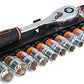 Groz KIT/SKT/H/1-2/11LH/UG Hand Socket 1/2 Inch Drive Hex 11 Pieces Socket Set