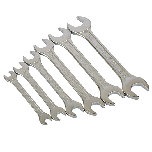 Stanley 70-378 6 PCS DOUBLE ENDED OPEN JAW SPANNER SET HAVING SIZES FROM 6X7 TO 16X17