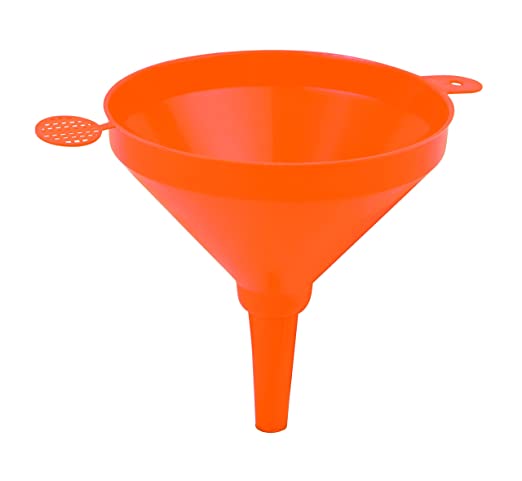 GROZ Conical Funnel for Diesel, Gasoline, Kerosene, Urea, Oils & Other water based media |Capacity: 650 ML| Funnel Diameter: 146 mm (5-3/4”) | Polypropylene Construction | FNL/6