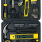 Stanley STHT74981 47PC HOME TOOL SET  Includes Screwdriver, Hammer, Wrench, Pliers, Measurement Tape, Knife, Magnetic Drivers, Tool Box
