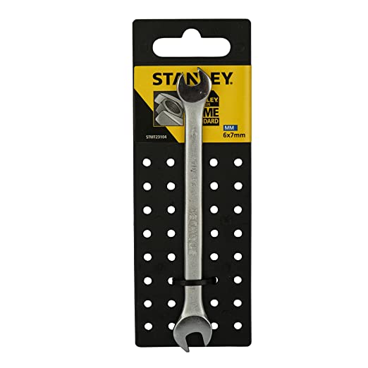 Stanley STMT23104 DOUBLE OPEN END SPANNER 6X7MM