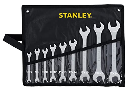 Stanley STMT23124 9 PC OPEN END SPANNER SET