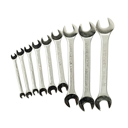 Stanley STMT23124 9 PC OPEN END SPANNER SET