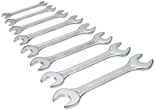 Stanley 70-379E 8PCS DOUBLE O/E SPANNERS SET 6X7 TO 20X22MM