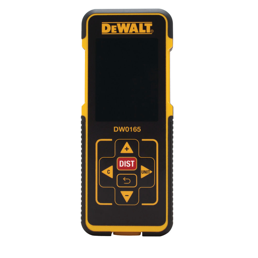 DEWALT DW0165N 50M 165 Ft. Laser Distance Measurer for Distance Area and Volume Measurement with Color Screen