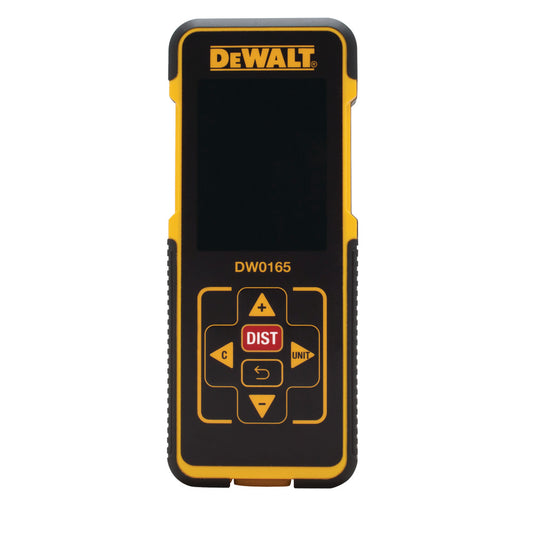 DEWALT DW0165N 50M 165 Ft. Laser Distance Measurer for Distance Area and Volume Measurement with Color Screen