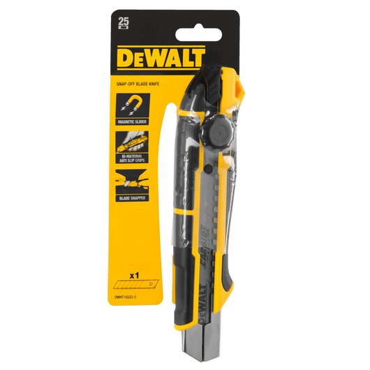 Dewalt DWHT10333-0 SNAP-OFF KNIFE WITH THUMB WHEEL LOCK 18mm