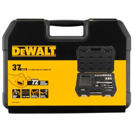 Dewalt DWMT19238-1 37PC 1/4 SD SOCKET SET (MM)