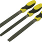 Stanley 0-22-464 8/200MM 3 PC FILE SET (8” Hand File, 2nd cut, 8” Half Round, 2nd cut, 8” 3 Square File, 2nd cut)