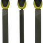 Stanley 0-22-464 8/200MM 3 PC FILE SET (8” Hand File, 2nd cut, 8” Half Round, 2nd cut, 8” 3 Square File, 2nd cut)