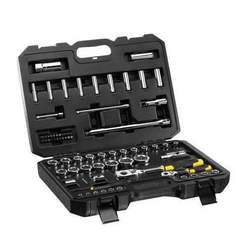 Stanley STMT82831-1-12 72 PC 1/4"+1/2" SOCKET SET