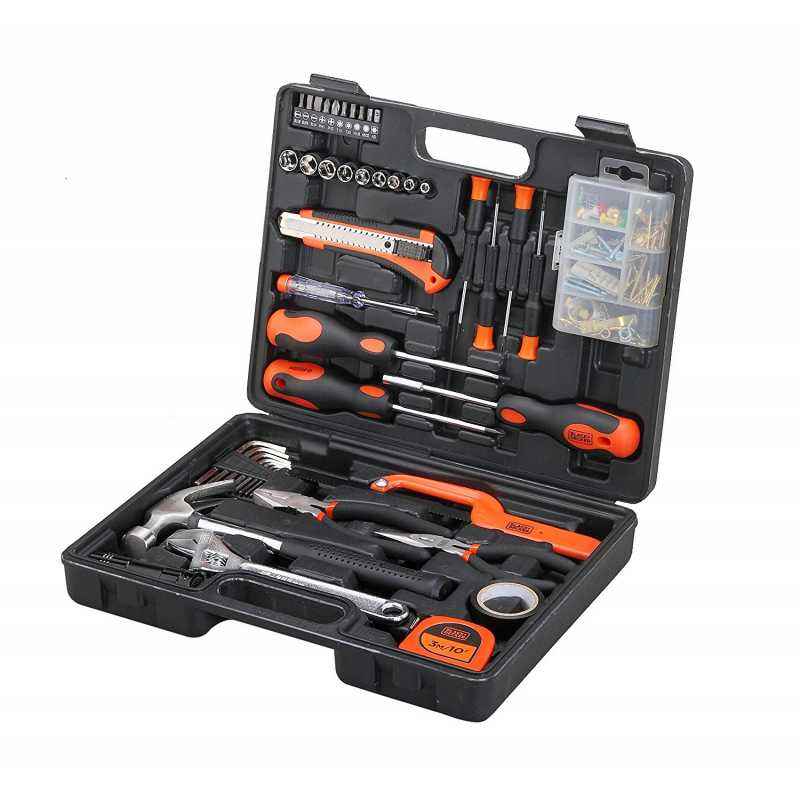 Black + Decker BMT126C 126 Pieces Orange & Black Hand Tool Kit