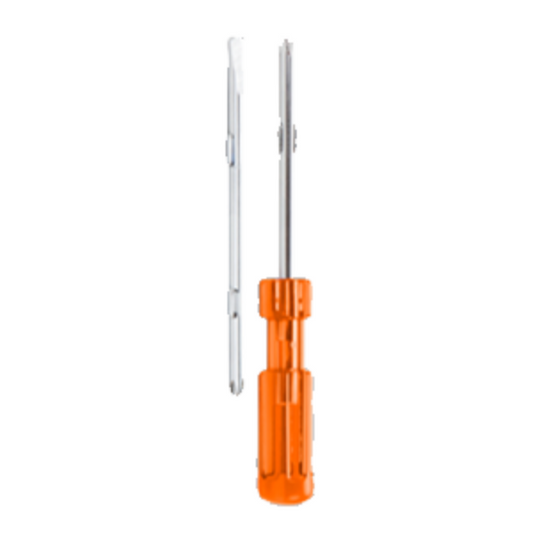 Groz SCDR/PA/FL6/PH2/250/I 2 In 1 Insulated Acetate Screwdriver