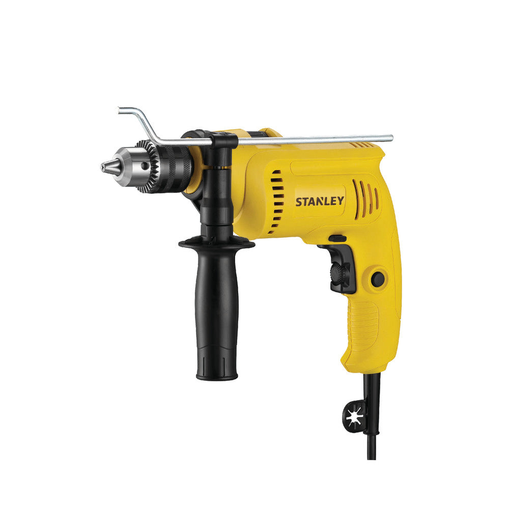 STANLEY SDH600-IN Variable Speed Impact Hammer Drill Machine For Drilling Wood, Steel & Masonry, 600W 13mm